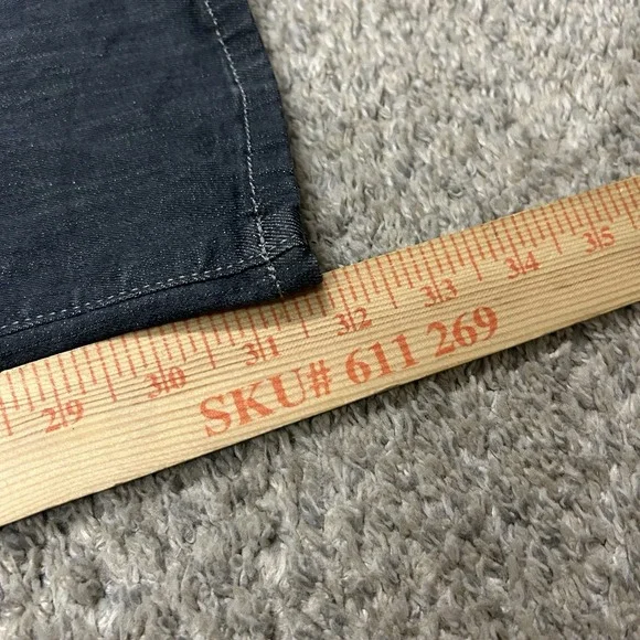 Mavi Matt Relaxed Straight Jeans Mens 40X32 Blue Denim Stretch Five Pocket - Picture 6 of 11